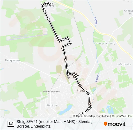 903 Bus Line Map