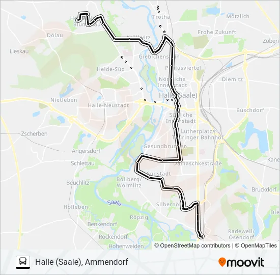 97 Bus Line Map