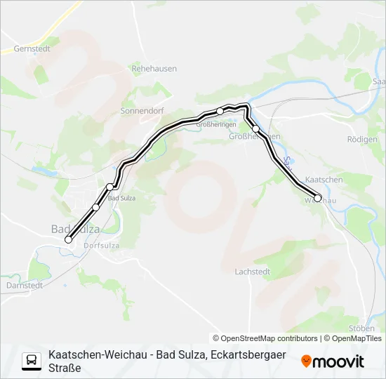 Автобус 285: карта маршрута