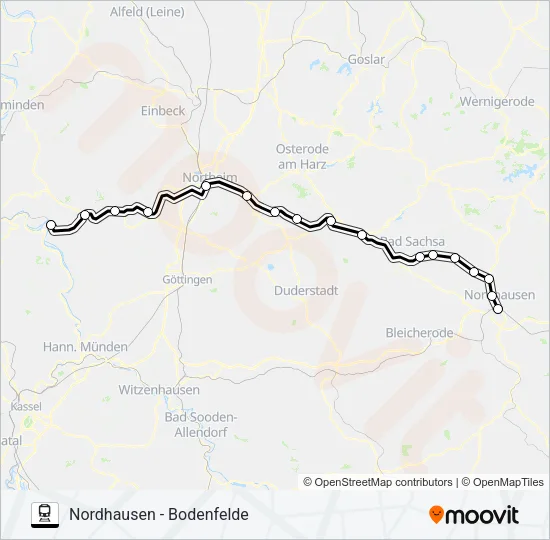 RB81 Train Line Map