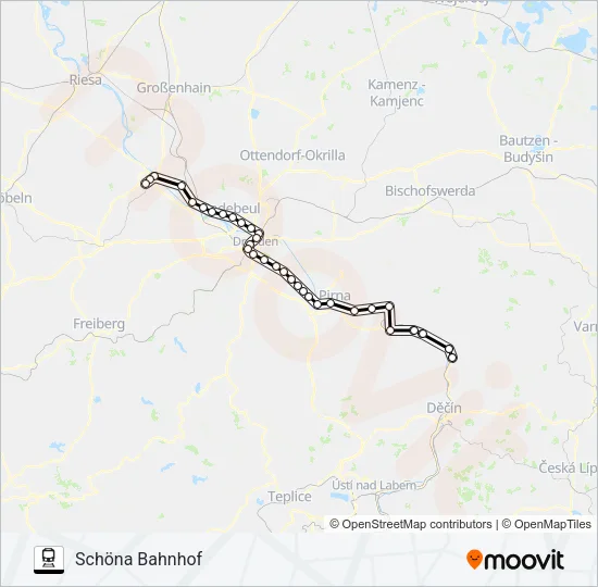S1 Train Line Map