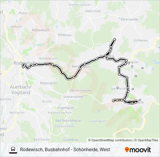 64 Bus Line Map