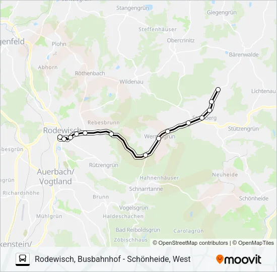 64 Bus Line Map