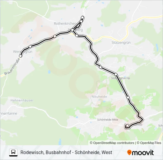 64 Bus Line Map