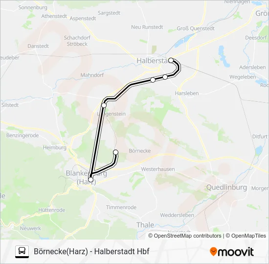 Автобус RE31: карта маршрута