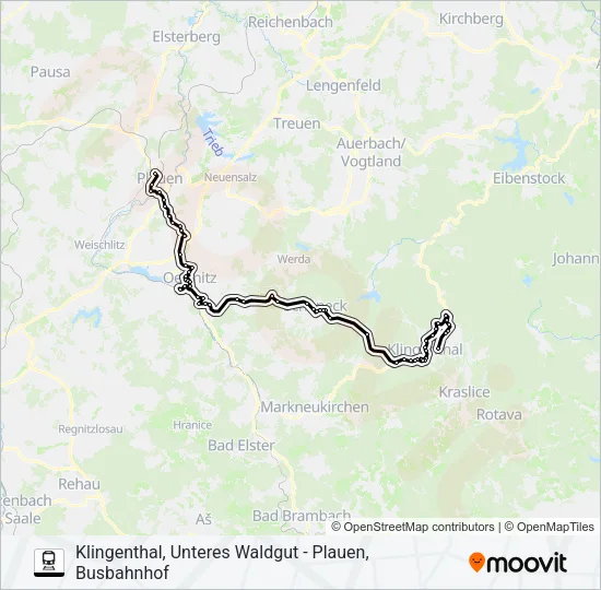 Поезд 90: карта маршрута