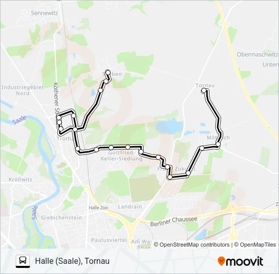 Автобус 25: карта маршрута