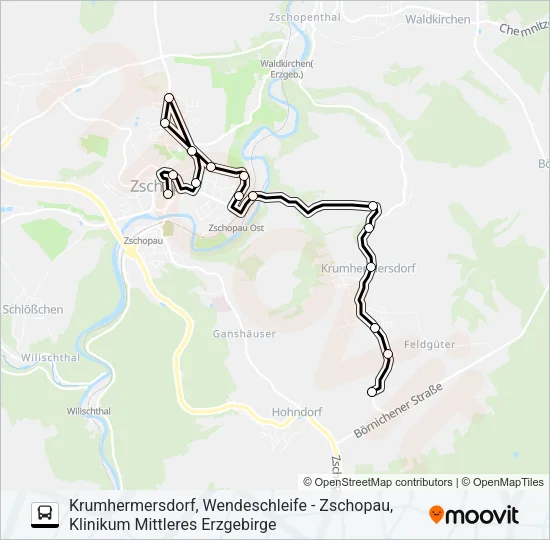 236 Bus Line Map