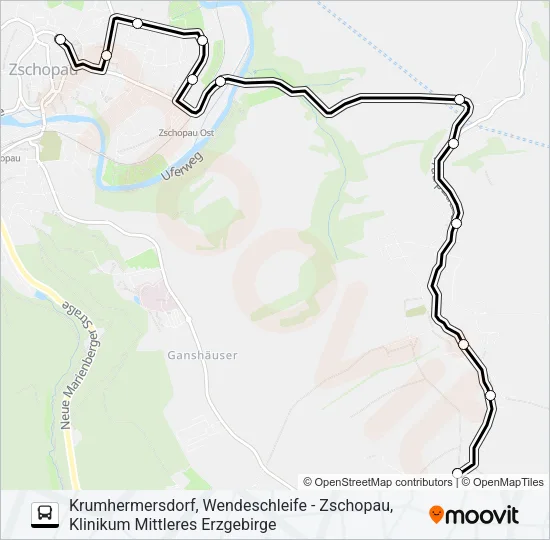 236 Bus Line Map