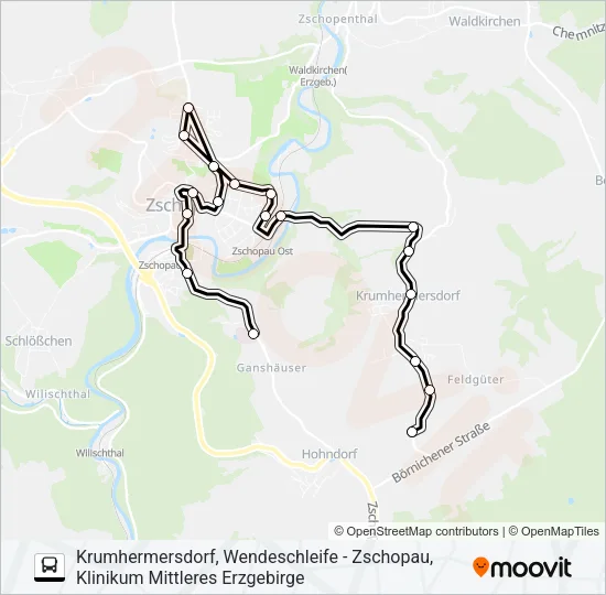 236 Bus Line Map