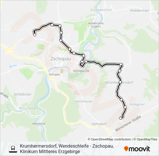 236 Bus Line Map