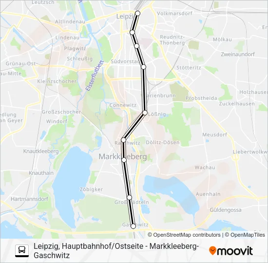 Автобус S4: карта маршрута