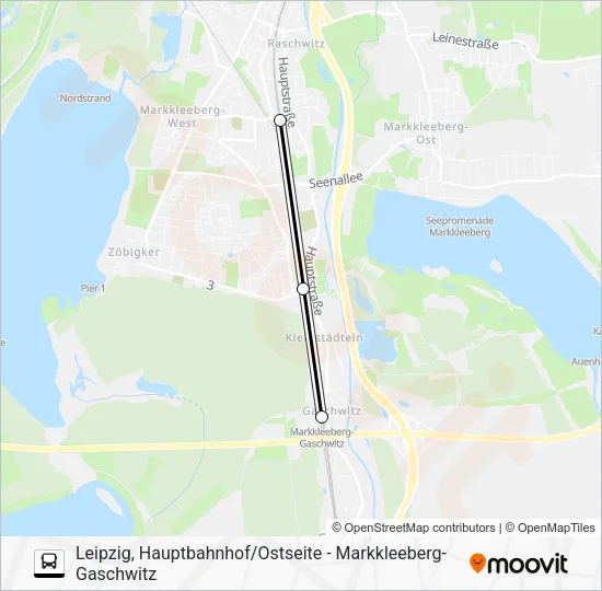 Автобус S4: карта маршрута