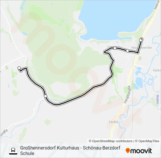Автобус S35: карта маршрута