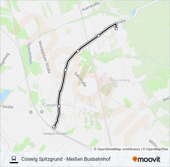 Автобус 401: карта маршрута