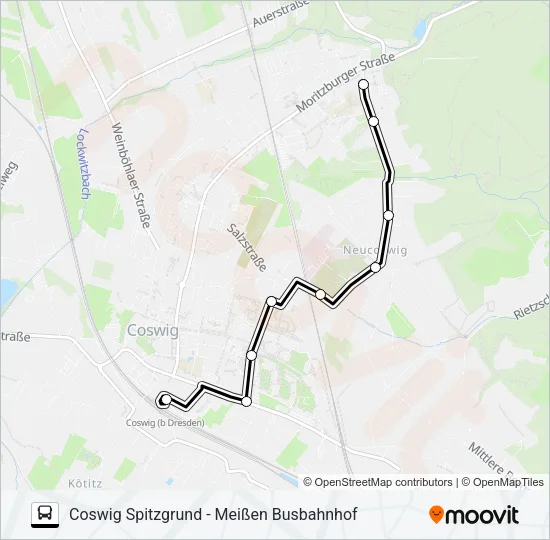 401 Bus Line Map