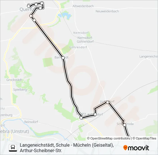 702 Bus Line Map