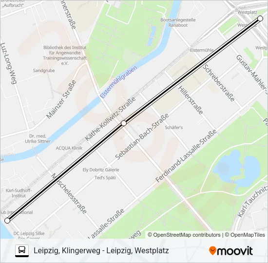 SEV2 Bus Line Map