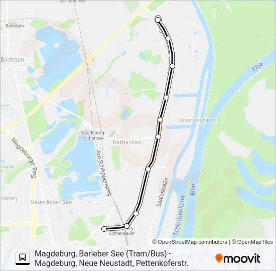 40 Bus Line Map