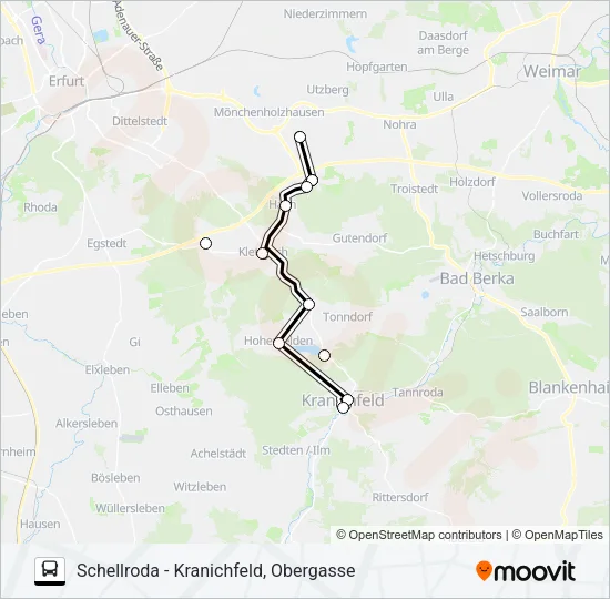 238 Bus Line Map