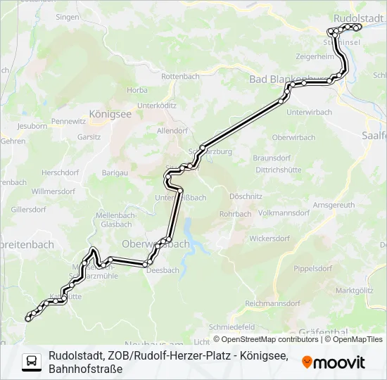 980 Bus Line Map