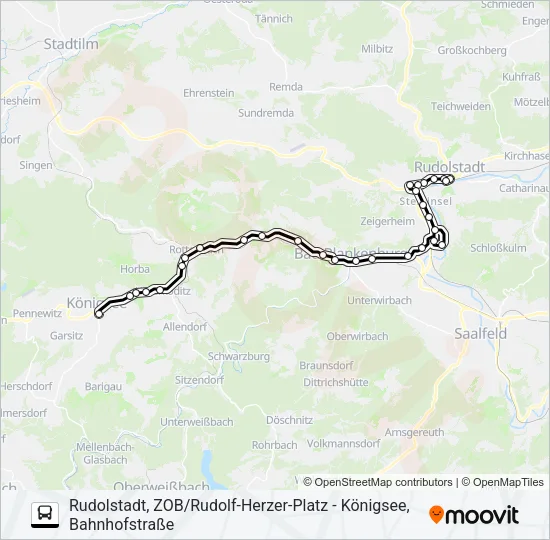 980 Bus Line Map