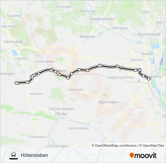 Автобус 652: карта маршрута