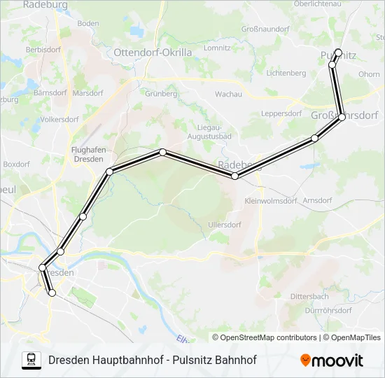 S8 Train Line Map