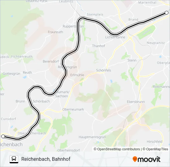 RE3 Bus Line Map