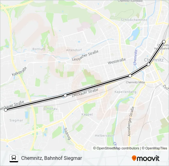 RE3 Bus Line Map