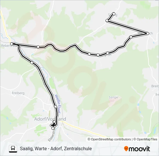 37 Bus Line Map