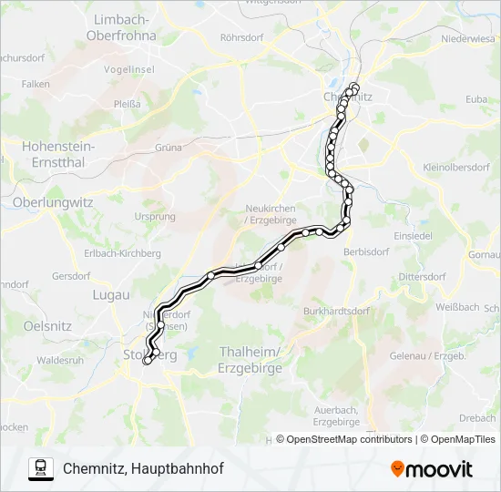 C11 Train Line Map