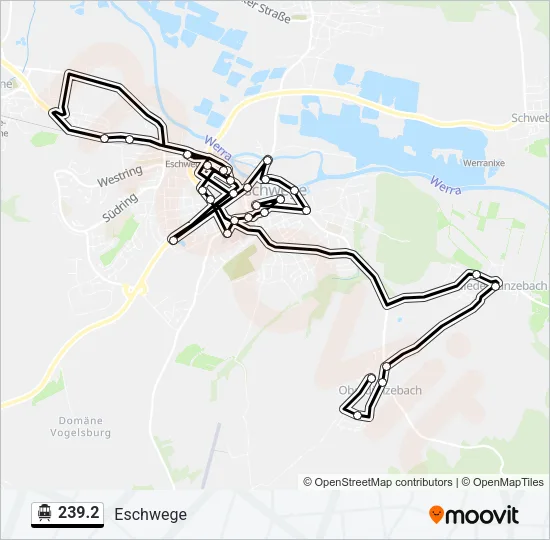 239.2 Cable Car Line Map
