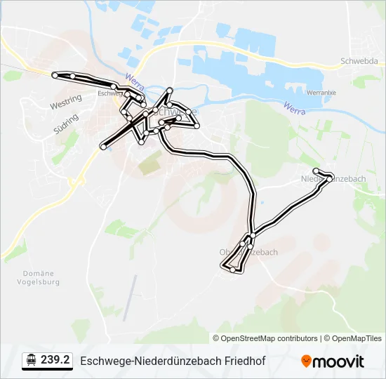 239.2 Cable Car Line Map