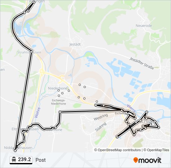 Канатная дорога 239.2: карта маршрута