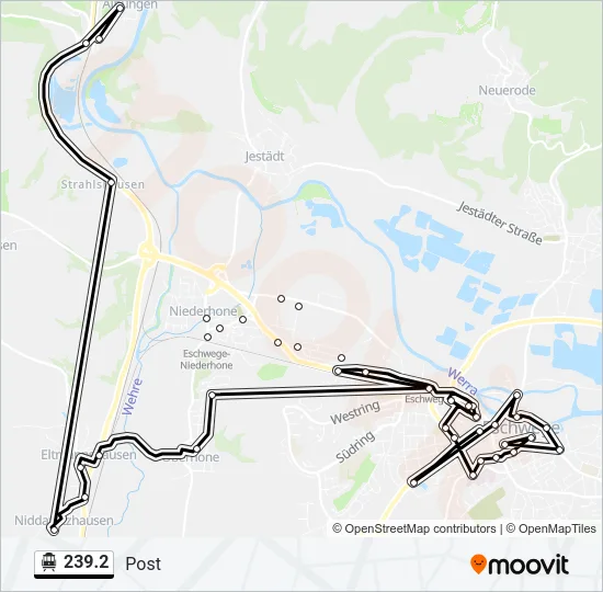 239.2 Cable Car Line Map