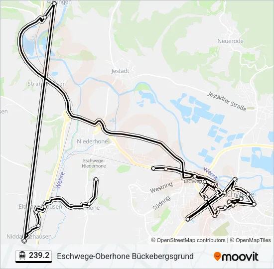 239.2 Cable Car Line Map