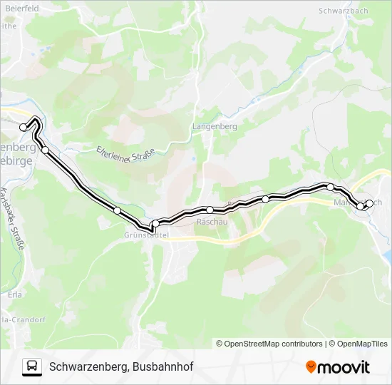 Автобус 331: карта маршрута