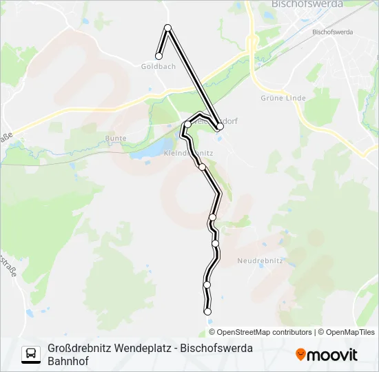 747 Bus Line Map