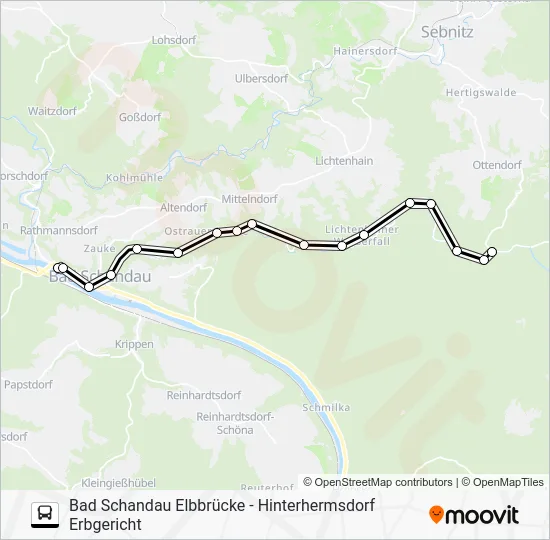 Автобус 241: карта маршрута