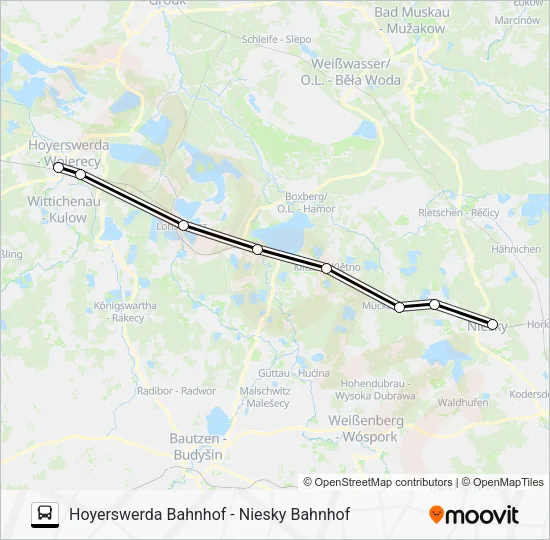 RB64 Bus Line Map