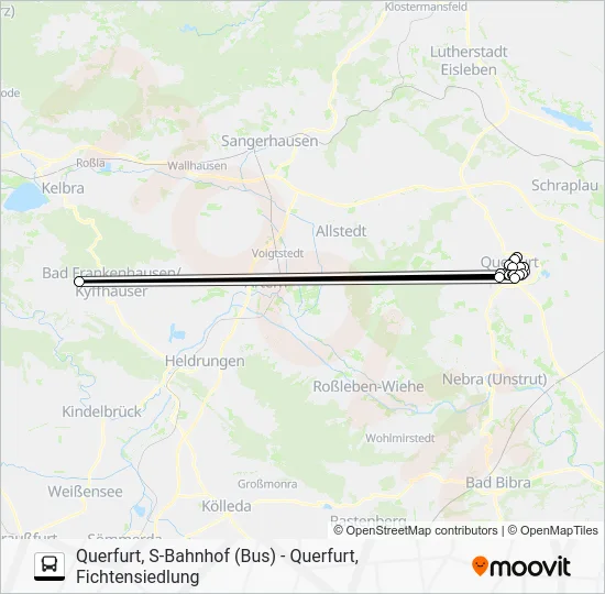 Автобус 121: карта маршрута