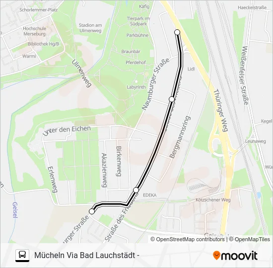 Автобус 720: карта маршрута