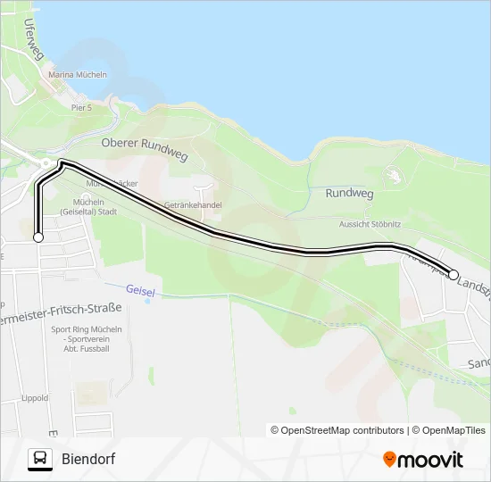 Автобус 720: карта маршрута