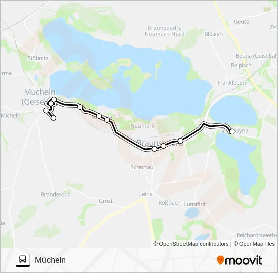 Автобус 720: карта маршрута