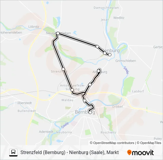 Автобус 117: карта маршрута
