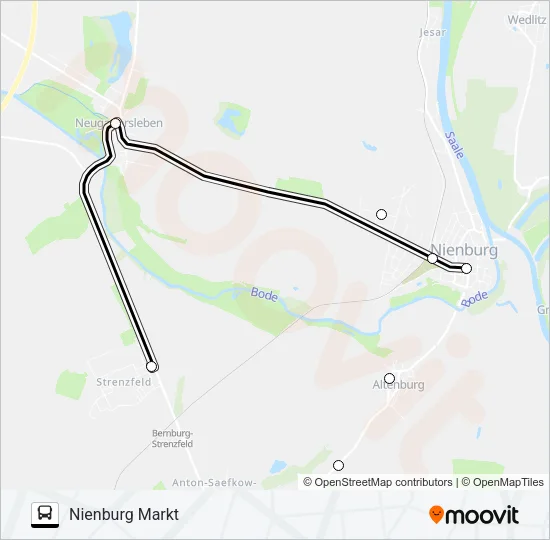 117 Bus Line Map