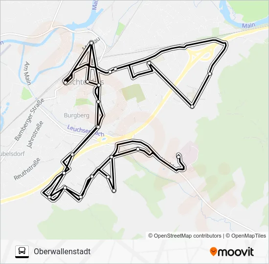 Автобус 1201: карта маршрута