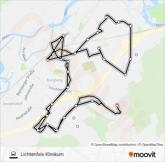 Автобус 1201: карта маршрута