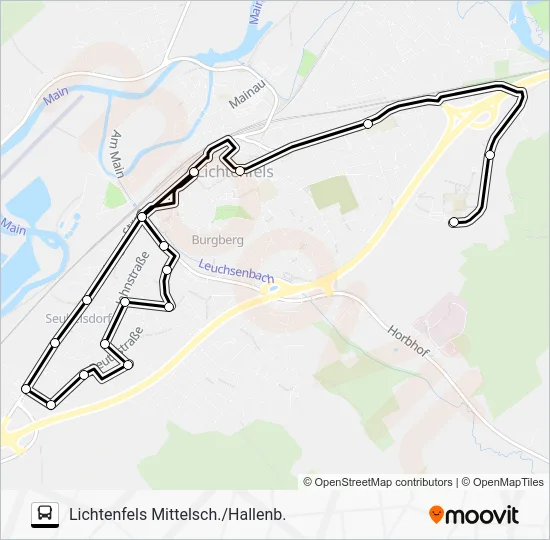 Автобус 1203: карта маршрута
